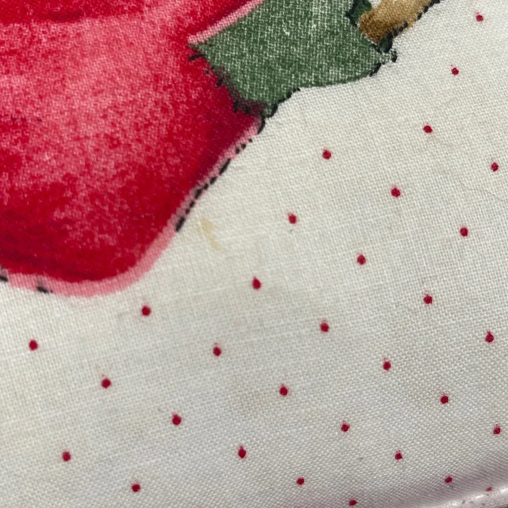 Vintage Christmas‎ Mouse Stocking Decorative Accent Pillow Red White 80s 90s